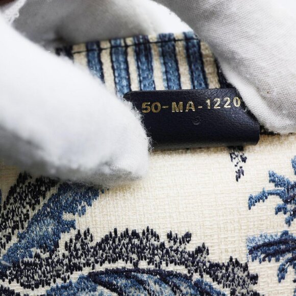 Christian Dior  Book Large Dioriviera Toile De Jouy Tote Bag Blue - Picture 12 of 12